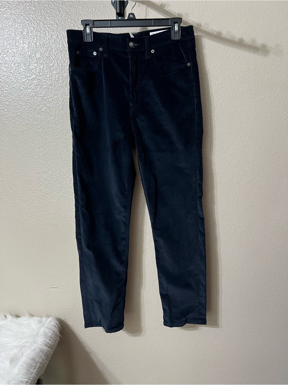 rag & bone women’s Navy Corduroy Trousers Sz-28